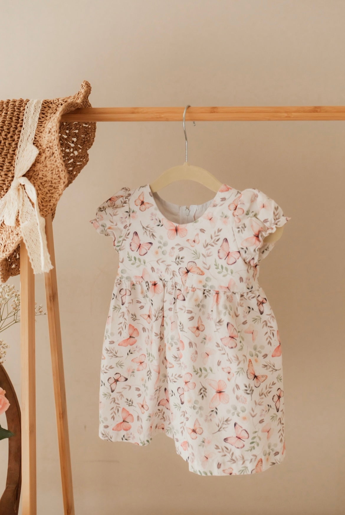 Pink Butterfly Dress