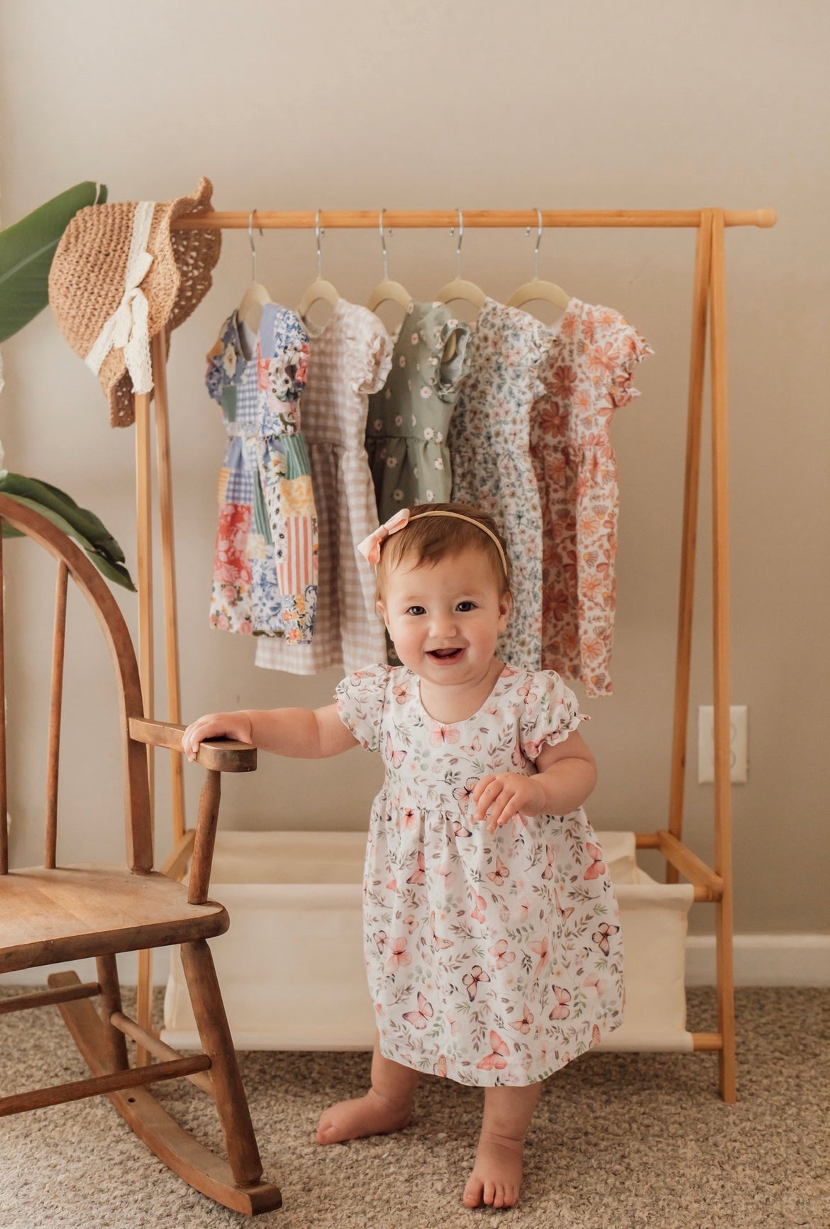 Pink Butterfly Dress